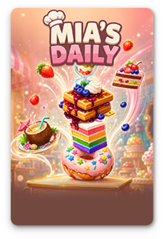 Mia's Daily game banner